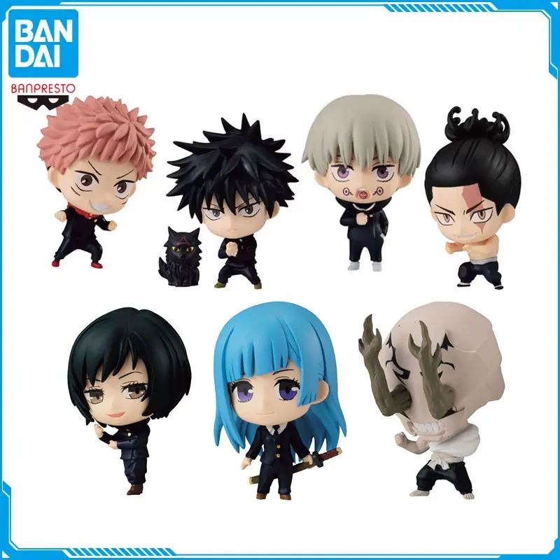 

Bandai Original Gashapon Toys SD Jujutsu Kaisen Itadori Yuji Fushiguro Megumi Zenin Maki Action Figures Capsule Toys Kids Gift