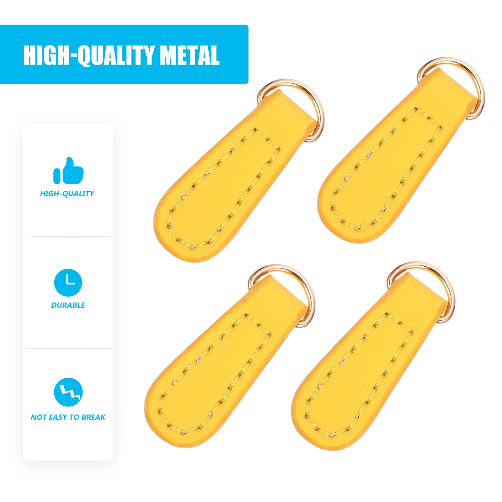

6 Pcs Zipper Pull Replacements Sliders Zippers Handle Mend Fixer Tab Puller