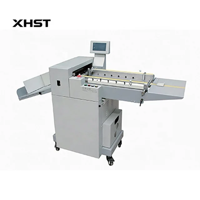 370S Automatic Paper Creasing Machine Inhale Tupe Paper Feeding Way for Paper Book
