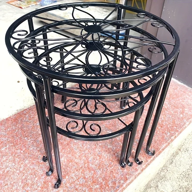Metal rust proof iron plant rack - very suitable for indoor and outdoor garden plants and flower pots