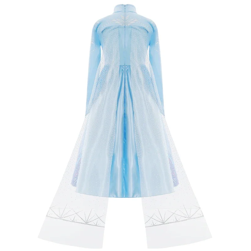 Vestito da Elsa per ragazze Halloween Bambini Anna Costume Ragazza Performance Abito da principessa Abiti cosplay