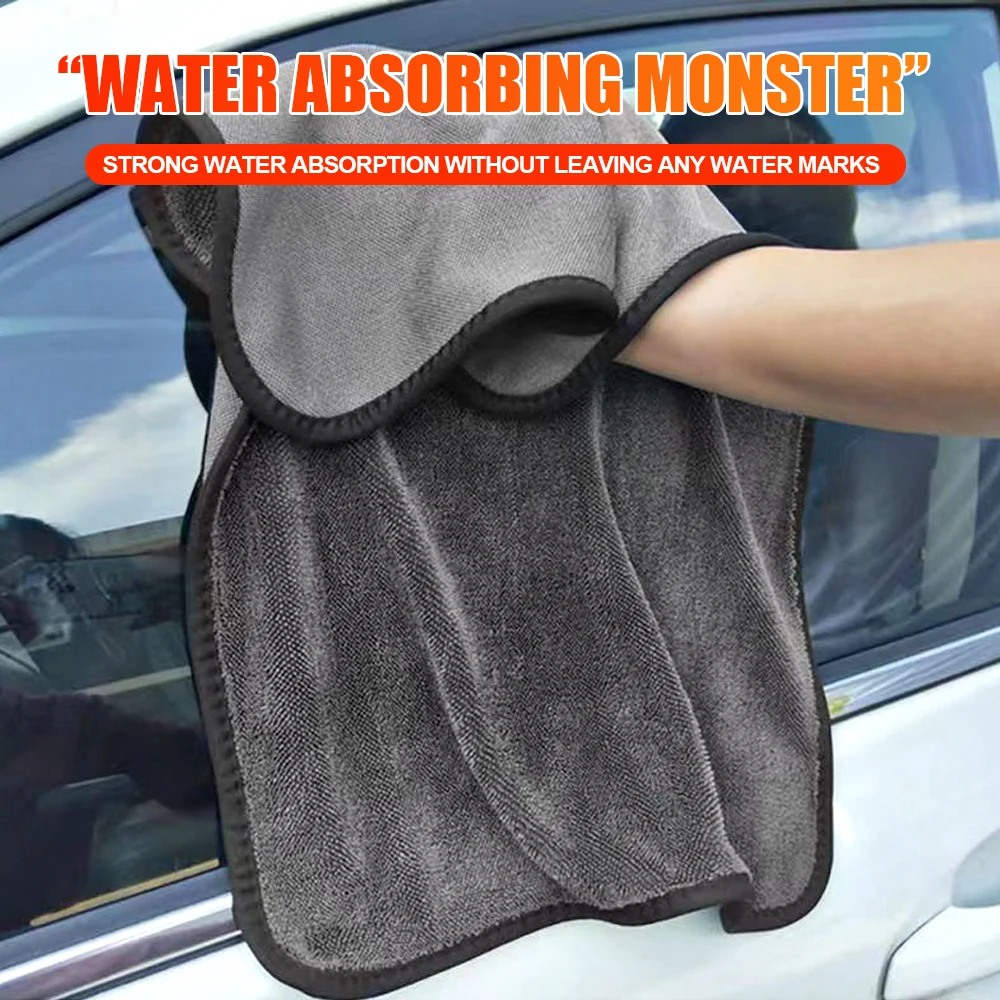 Car Wash Microfiber Towels Car Washing Twisted Towel Micro Fiber Auto Extra Soft Rag Cloth for Car Wash Accessory Cleaning Tools