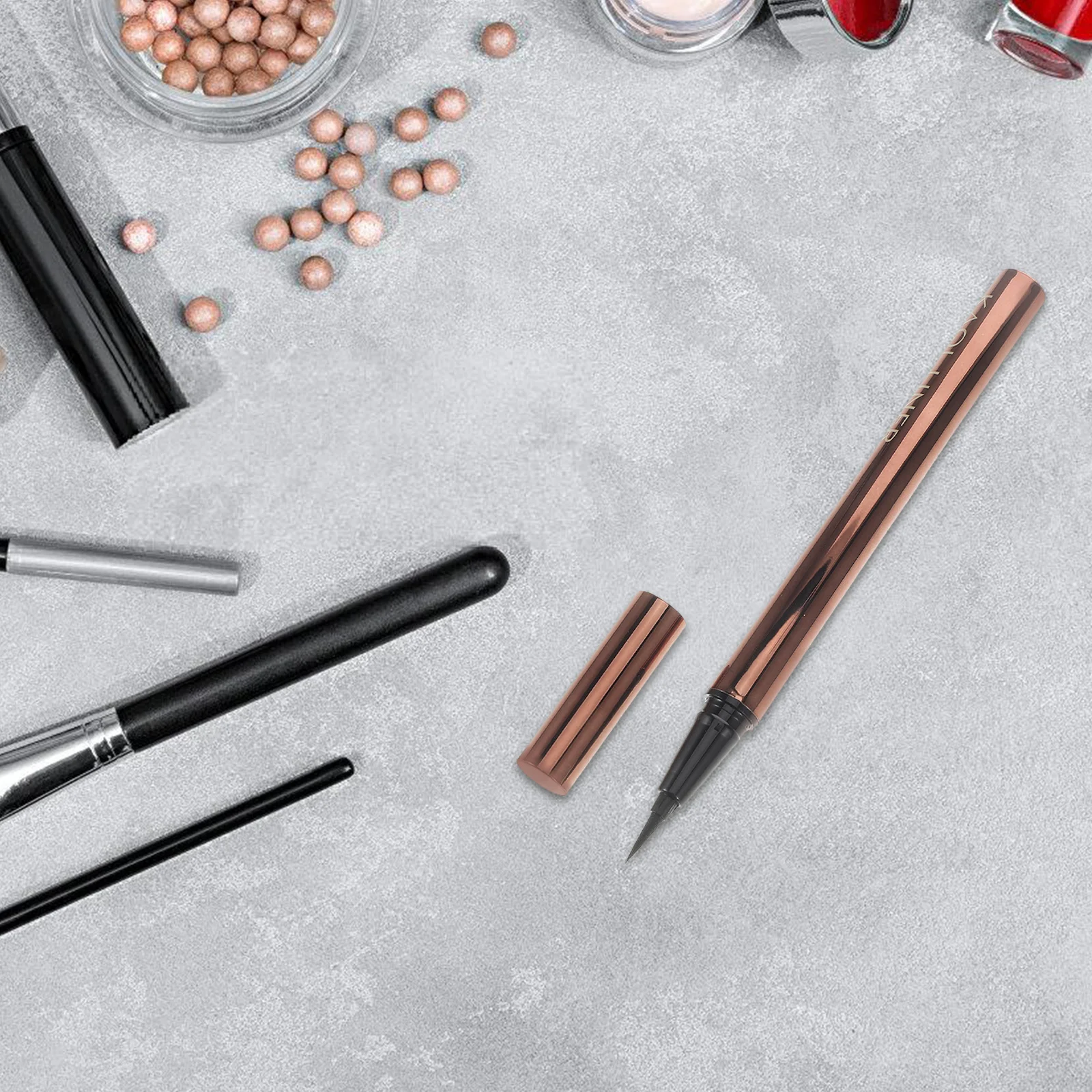 Waterproof Eyeliner Pen Smudge Proof Oil Resistant Quick Dry Eye Line Drawing Tool Liquid Eyeliner Pen Female Makeup Accessory