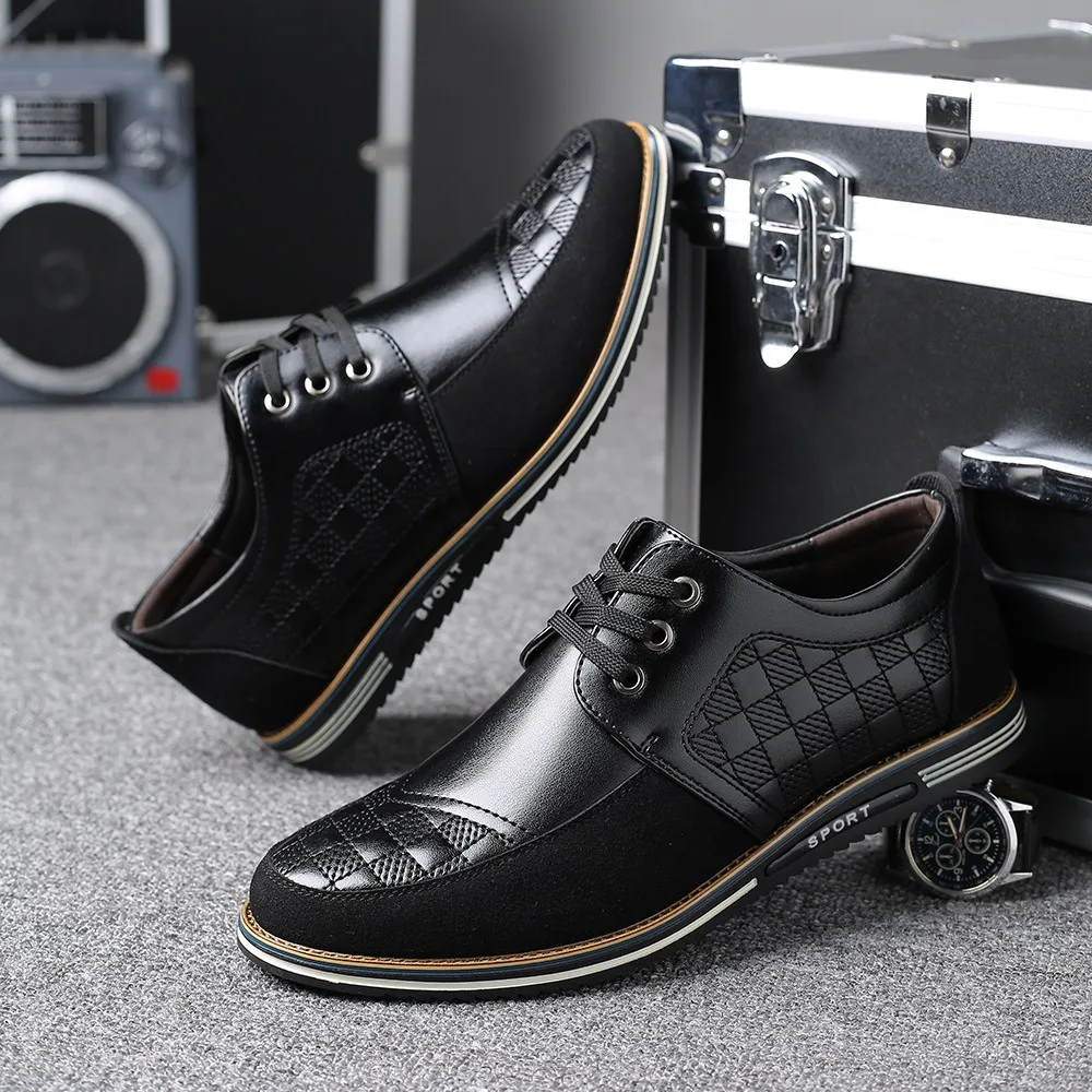 British casual shoes for man casual business leather shoes luxury sneakers for man mocasines de hombre zapatos casuales de cuero