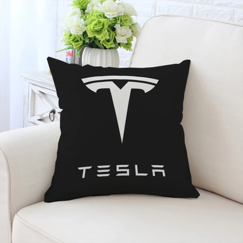 T-Tesla Cushion Covers for Decorative Cushions Pillowcase 40x40 Home Decor Pillow Cases Decorative Pillowcases for Pillows 45x45