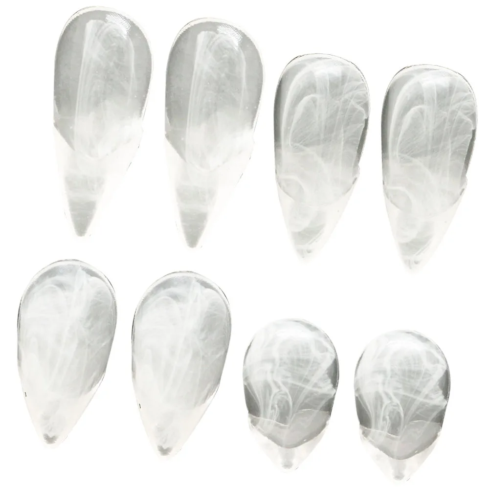 

Fake Teeth Props Transparent Resin Vampire 13mm 15mm 17mm 19mm Sizes Halloween Costume Masquerade Accessories Toy