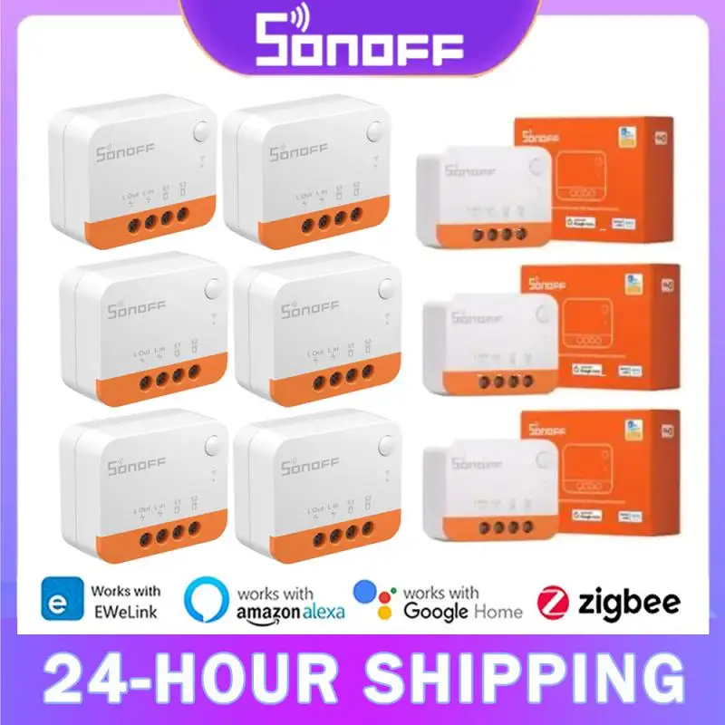 

Умный переключатель SONOFF ZBMINI L2 ZigBee работает с приложением EWeLink, голосовое управление, совместимое с яндекс Алиса Alexa Google Assistant