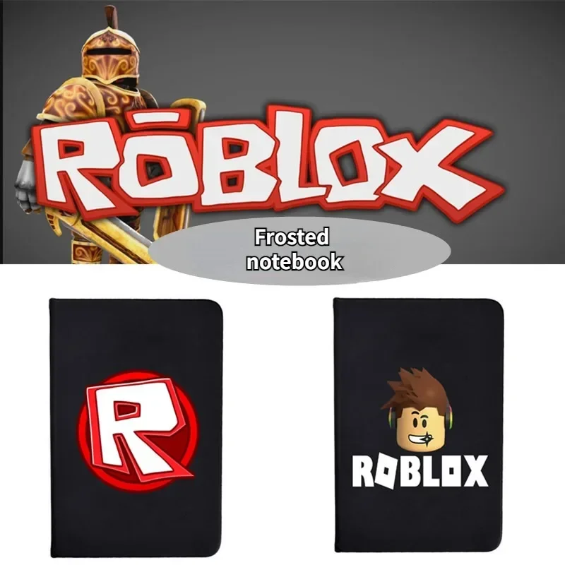 Roblox Game Black Notebook Student Simple Fashion Letter Diary Hand Ledger Office Supplies Birthday Gift