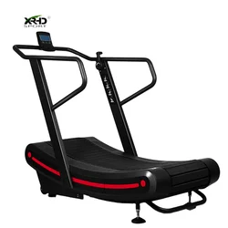 Self-Generating Commercial Treadmill Exercise Running Machine Curved Treadmill