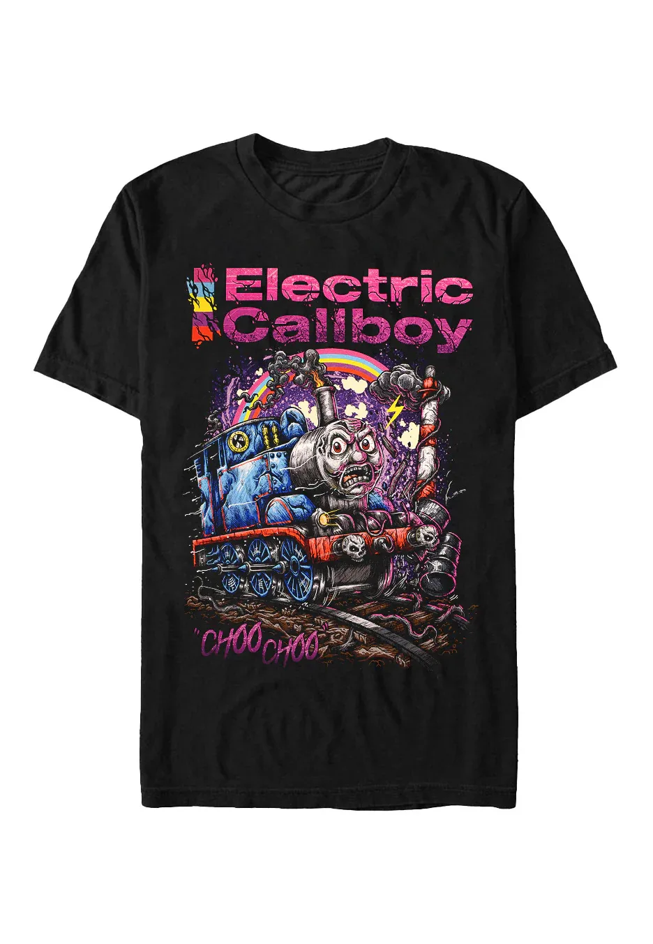 Vtg Electric Callboy - Choo Choo Cotton All Size Black Unisex Shirt BL083