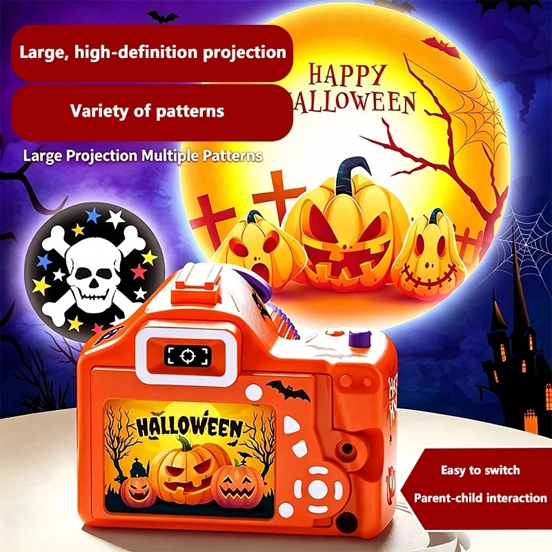 Projector Mini Camera Mini Torch Early Learning Educational Gift Halloween Projector Three Slides