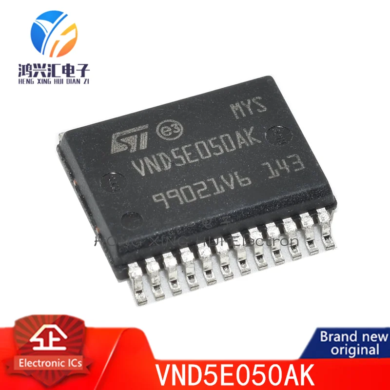 Brand-new/Original VND5E050AK Current Limit SW 2-IN 2-OUT to 38A Automotive 24-Pin PowerSSO Tube