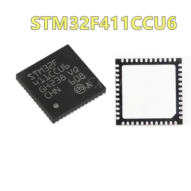 2pcs/lot STM32F411CCU6 STM32F 411CCU6 STM32F411 UFQFPN-48 new and original In Stock