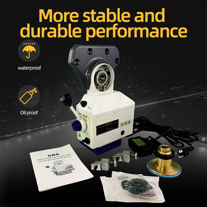 SBS-235 Universal Automatic Tool Feeder 0-200PRM AC220V / 110V Power Table Feed Larger Torque Milling Machine 0-210PRM