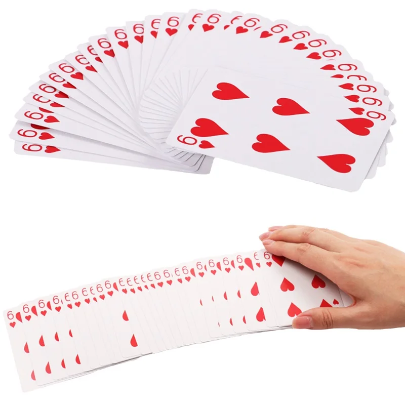 Carte magiche Svengali Deck Atom carte da gioco trucchi magici primo piano Street Stage trucchi magici Kid Child Puzzle Toy