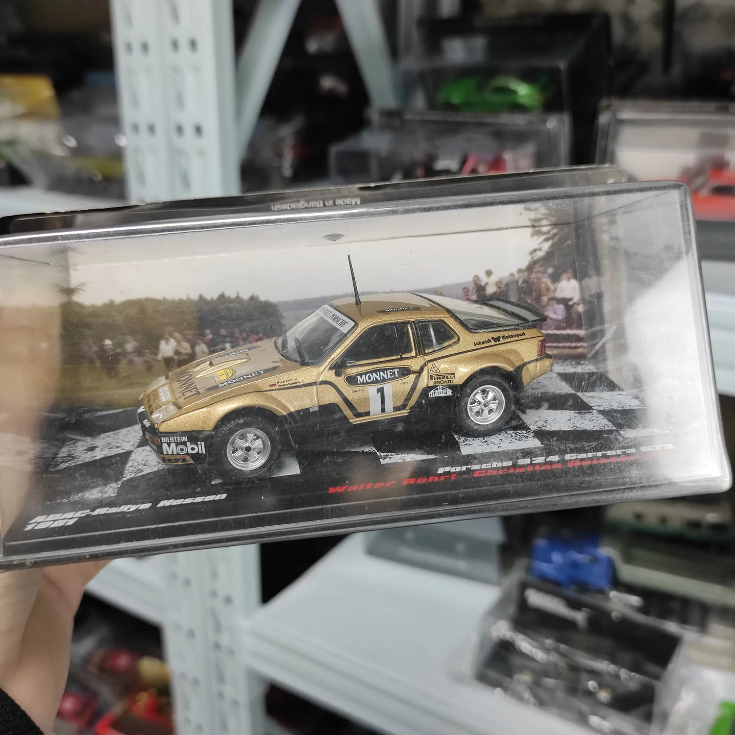 Diecast 1:43 Scale IXO Porsche 924 Carrera GTS Alloy Car Model
