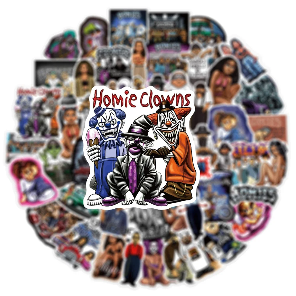 10/30/50/100PCS Rap Greeting Homies Fun Brother Friend Cartoon Sticker DIY Phone Laptop Luggage Skateboard Graffiti Decals Fun