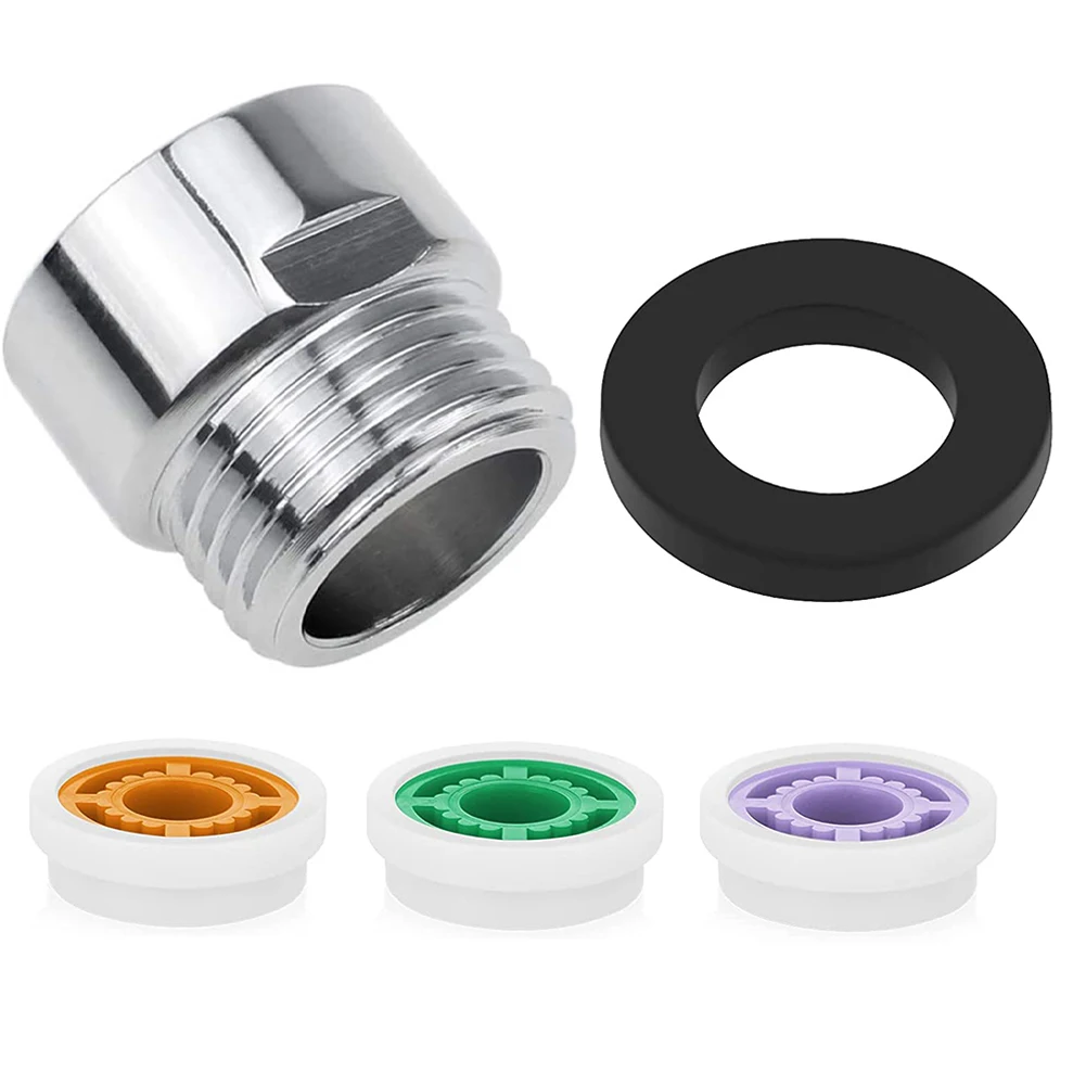 

Washer Water Saving Cores 4 7 9 L/min Accessories Brass Flow Reducer 1/2 Inch Thread Hose Restrictor Regulator