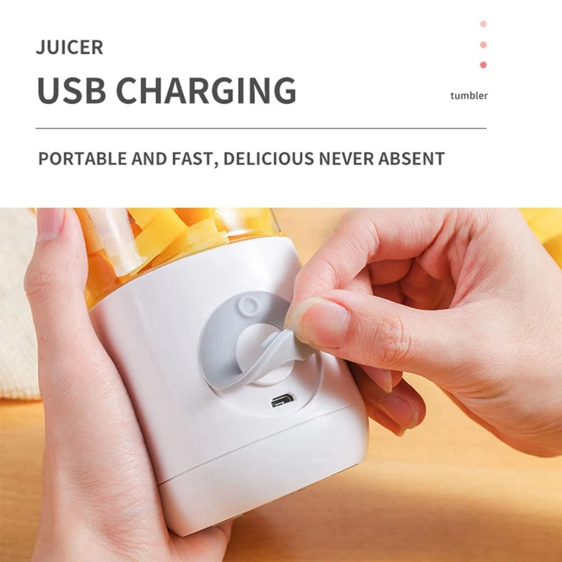 BFYL เครื่องปั่นแบบพกพาไฟฟ้า USB Mixer เครื่องคั้นน้ําผลไม้มินิอาหาร Smoothie มือถือส่วนบุคคลผลไม้ Squeezer เครื่องคั้นน้ําผลไม้ 500ML