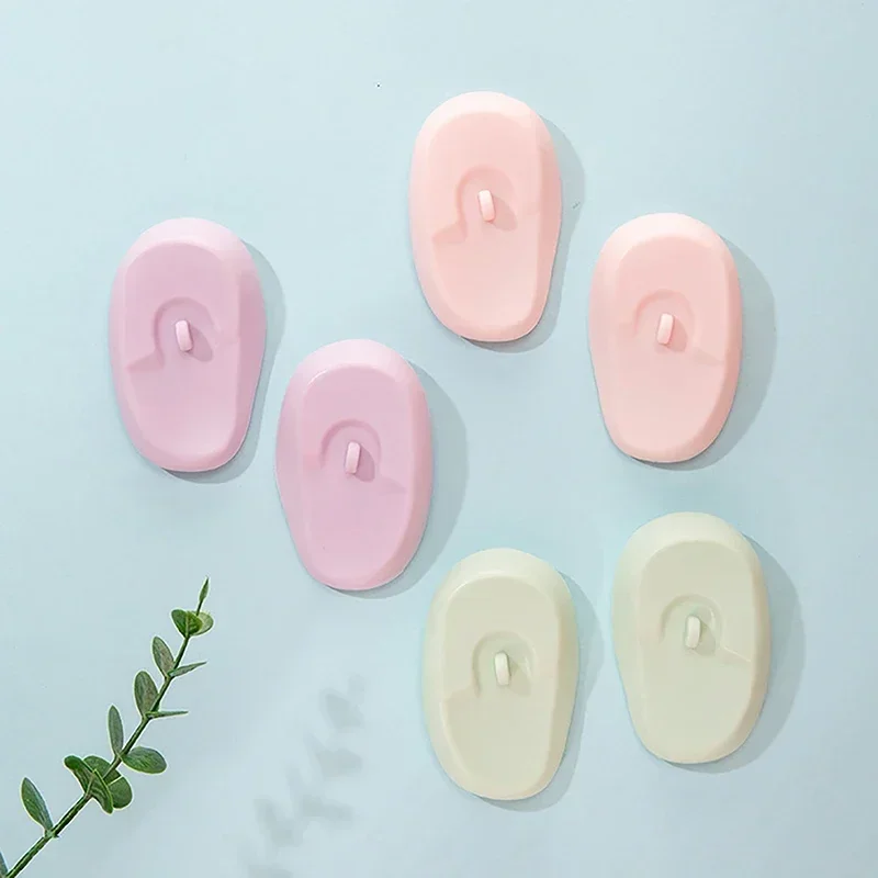 Reusable Silicone Ear Cover Hair Coloring Dyeing Protector Ear Waterproof Salon Ear Shield Earmuffs Caps Styling Accessory 1Pair