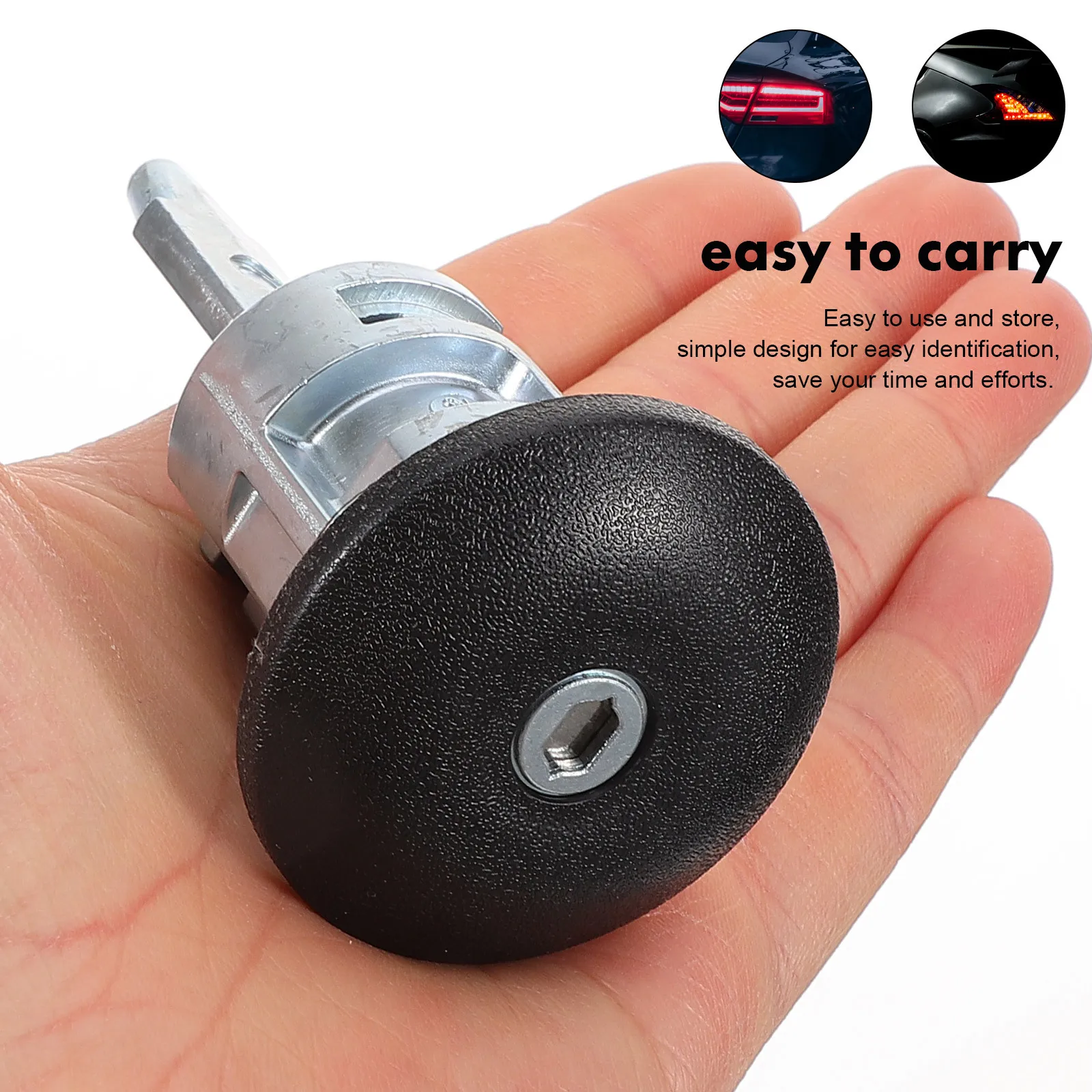 

1Set Door Lock Cylinder Key Set Durable Metal Front Right Door Lock Tumbler Cylinder Automotive Car Part Key Locks