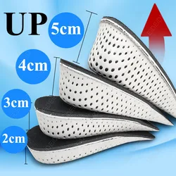 Memory Foam Invisible Height Increase Insole EVA Heel Lifting Inserts 2/3/4/5CM Shoe Lifts Shoe Pads Elevator Insoles for Unisex