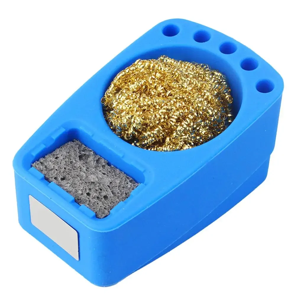 

1pc Silico Solder Dross Box Holder Multifunction Desoldering Tin Remover Cleaning Ball Filter Tool Power Tool Accessories
