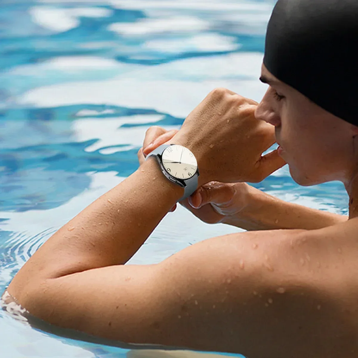 Capa + pulseira para samsung galaxy watch 7 4 5 40mm 44mm 2pack pulseira de silicone + capa protetora de tela no galaxy watch 6 7 acessórios