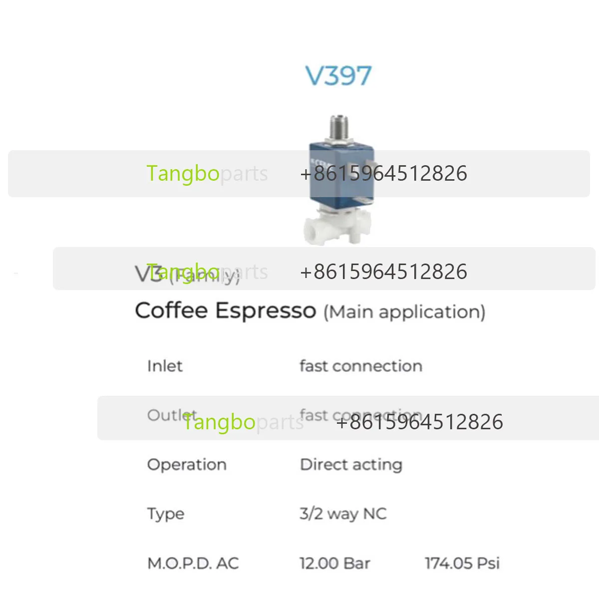 Detalle 2 de Electroválvula Coffee Maker Otras válvulas