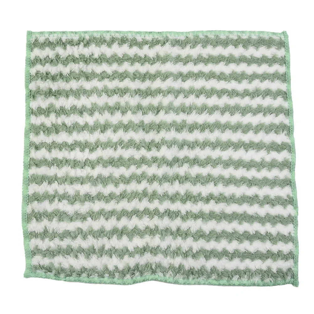 10pcs Kitchen Towels Microfibre Cleaning Cloth 25X25cm Great Absorbent Dish Car Glass Mirror Household Cleaning Gadgets