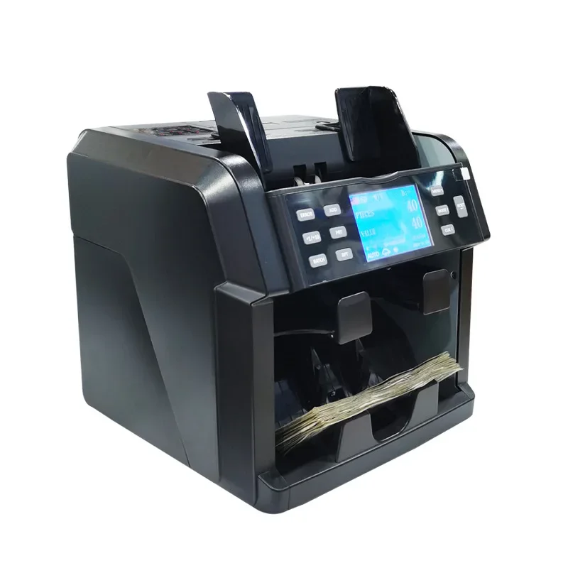 US-Dollar Euro RMB Hong Kong Dollar Akkumulierter Betrag Banknotenzähler Mehrwährungs-Banknotenzähler