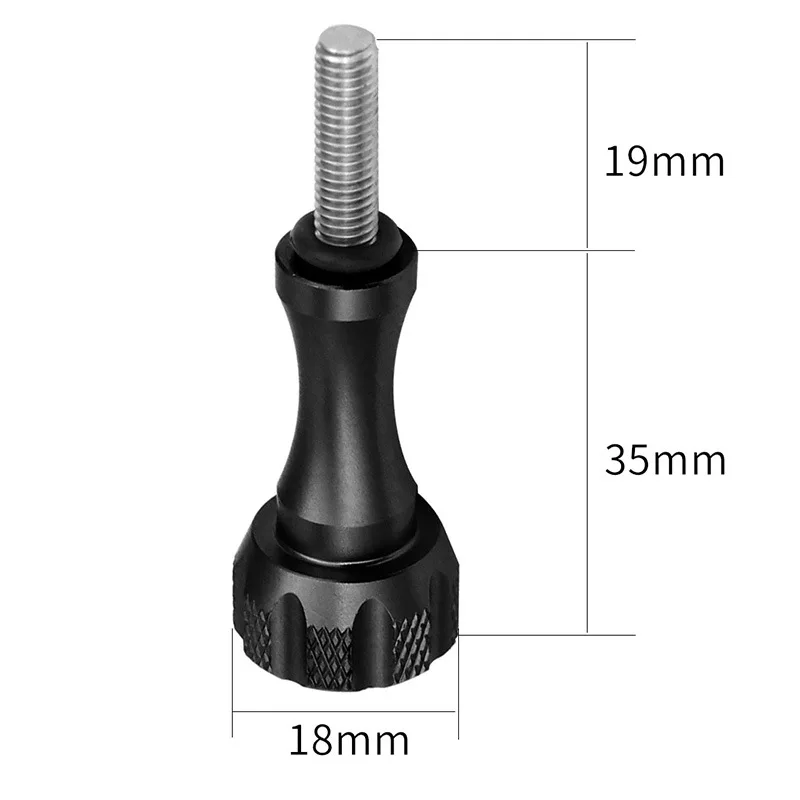 1/5/10Pcs For GoPro Accessories Tripod Mount Adapter Knob Bolt Nut Long Thumb Screw for GoPro 12 11 10 9 8 Insta360 X2 X3 DJI
