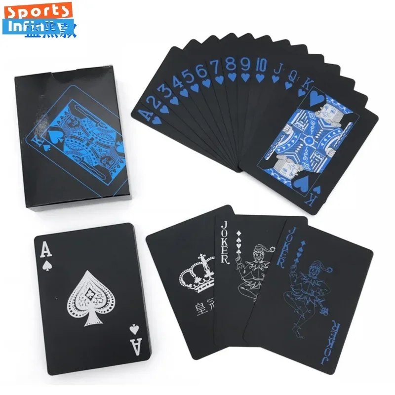 Waterproof PVC Poker Cards Magic Box-Packed Plastic Playing Cards Set Deck Poker Classic Magic Tricks Tool Deck of Cards
