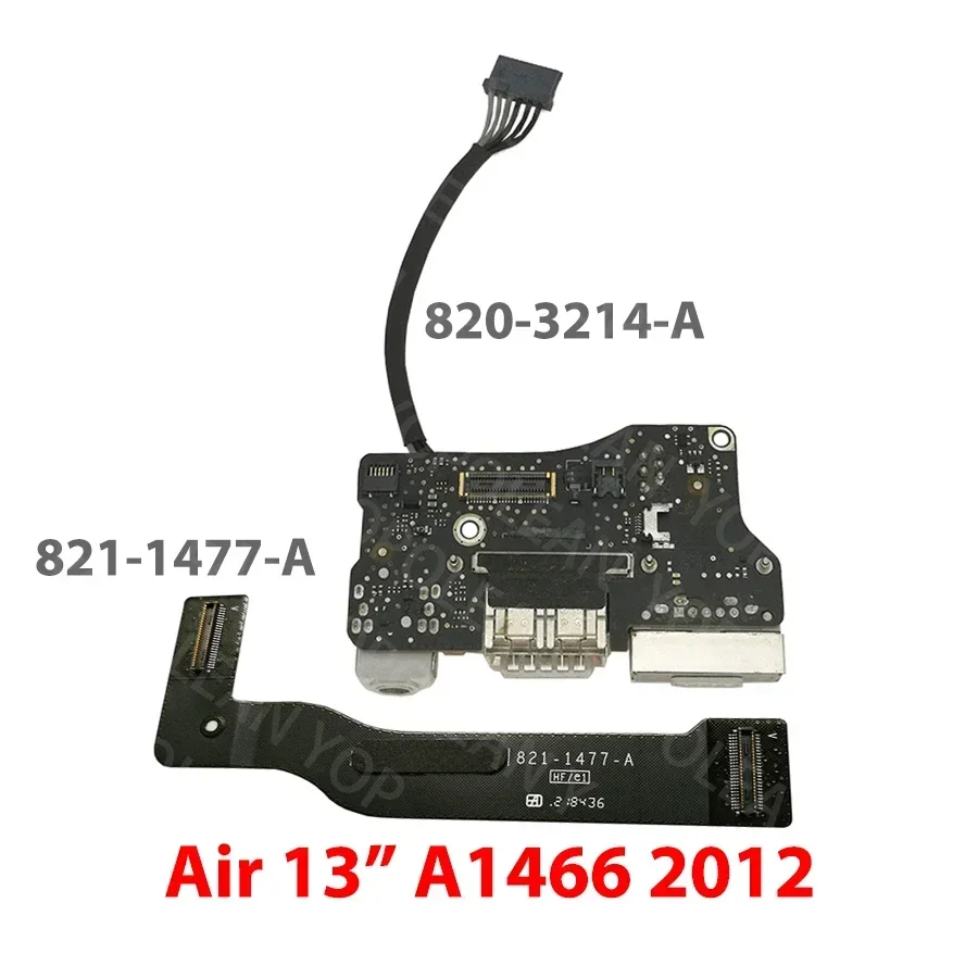 Original i/o USB Audio DC Jack Board and Flex Cable For MacBook