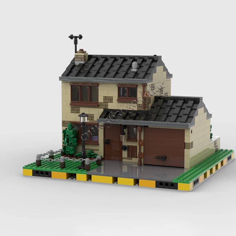 บล็อกตัวต่อบ้านส่วนตัว 1531 ชิ้น รุ่นใหม่ โมเดลสถาปัตยกรรมสมัยใหม่ ของเล่นประกอบเองสำหรับเด็ก ของขวัญวันเกิด