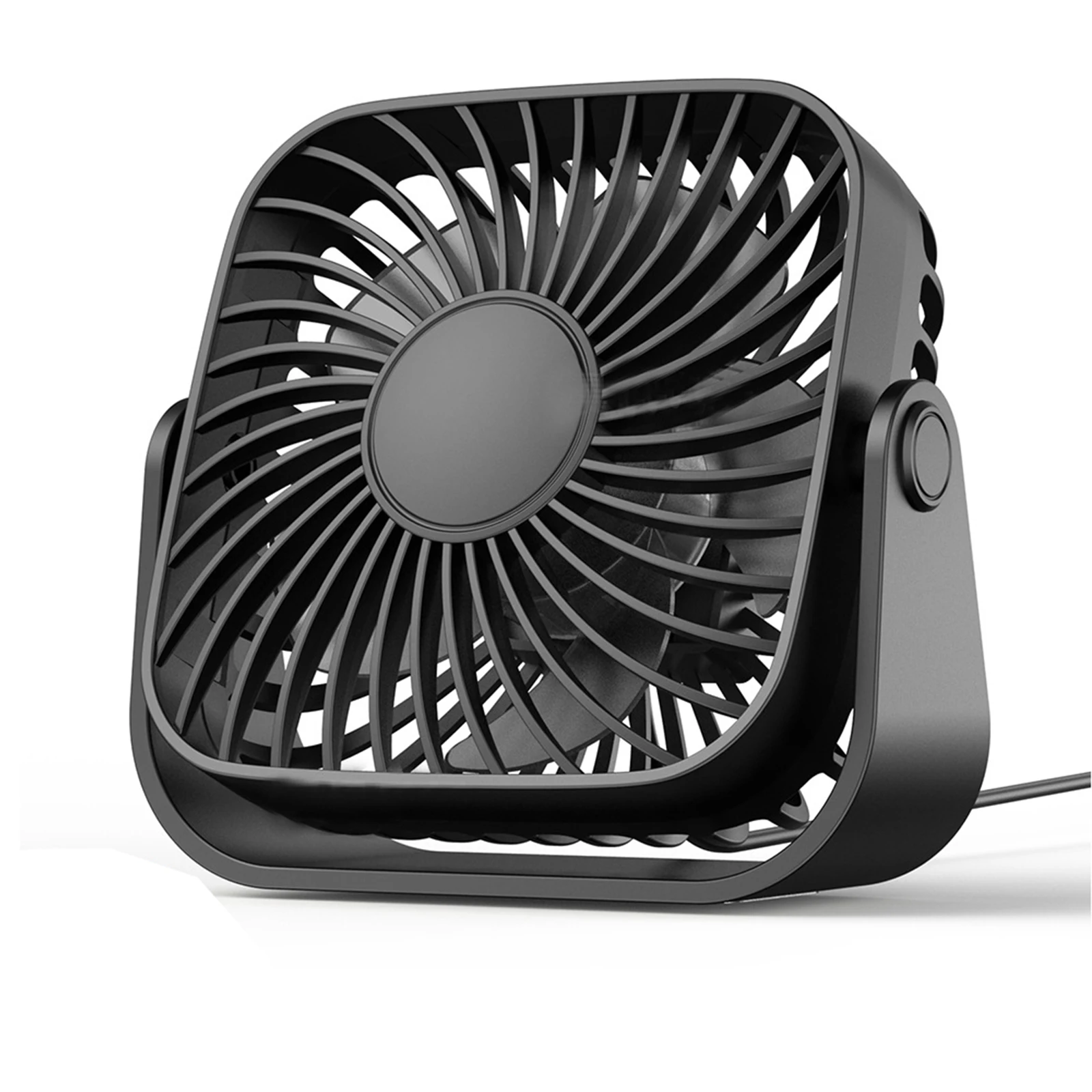 Personal Fan USB Desk Fan Mini Portable Desk Fan Table Fan USB Power Supply USB Quiet 360° Rotating Stability New