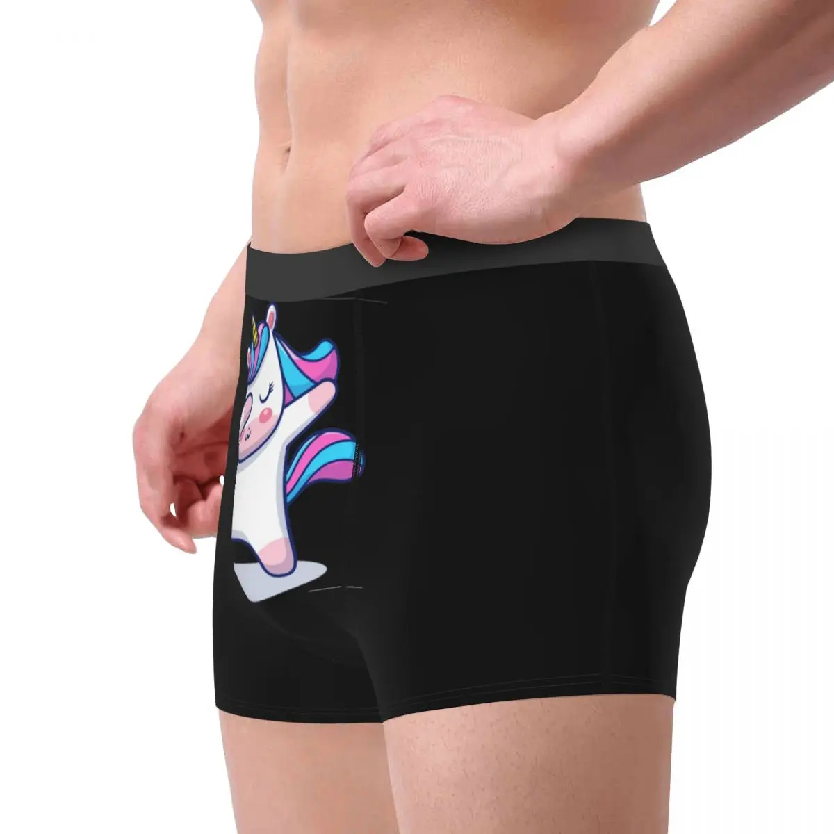 Bóxer De Unicornio exótico para hombre, ropa interior divertida, bonita, novedad