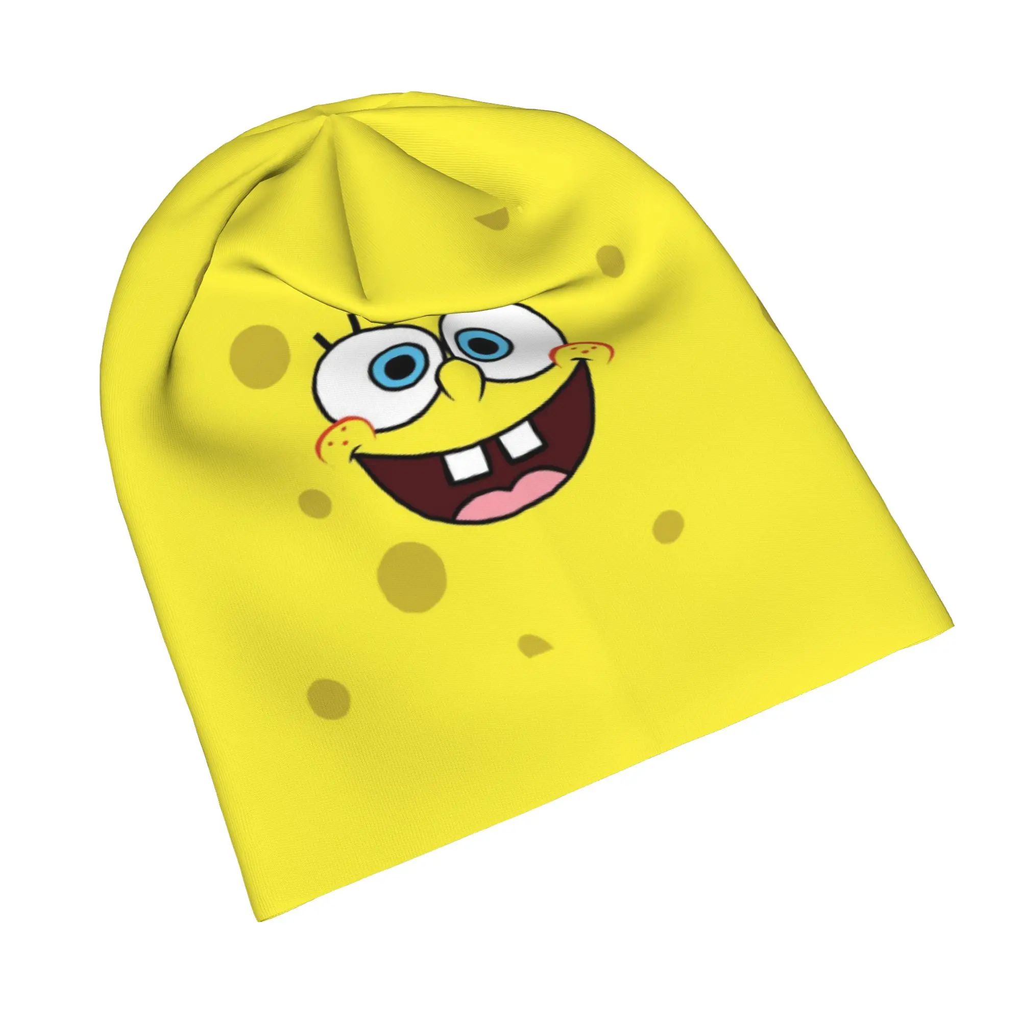 Spongebobed Cap  Hip Hop Men Women Street Skullies Beanies Hat Spring Warm Dual-use Bonnet Knitting Hats