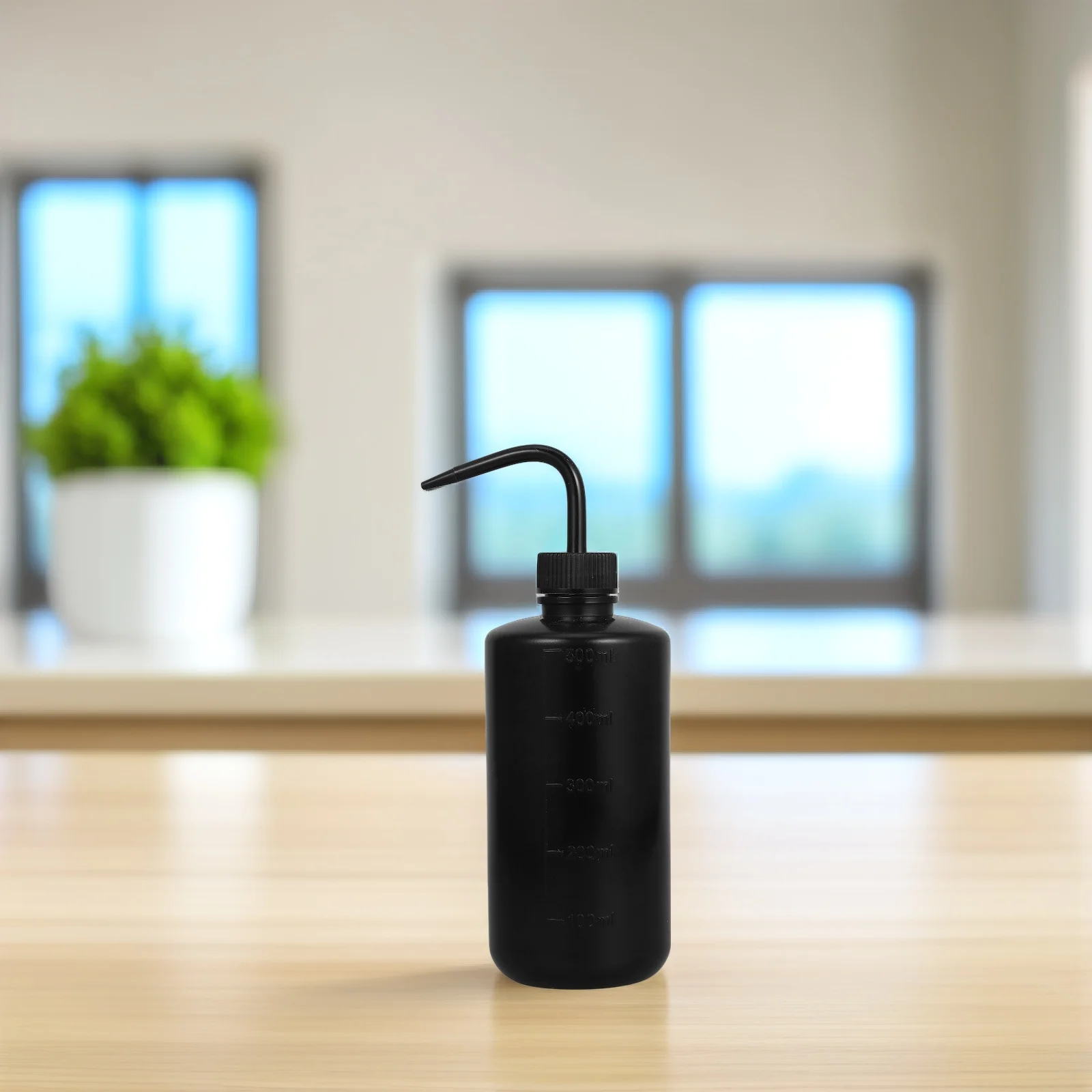 

2pcs Cleaning Bottle Squeeze Lash Wash Watering Can Black Plastic Plant Succulent Small Tattoo Hair Irrigation
