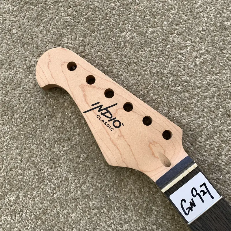 GN927  Left Hand Original Indio Electric Guitar Neck 22 Frets 648 Scales Length  for DIY Part Guitrar  Accesory