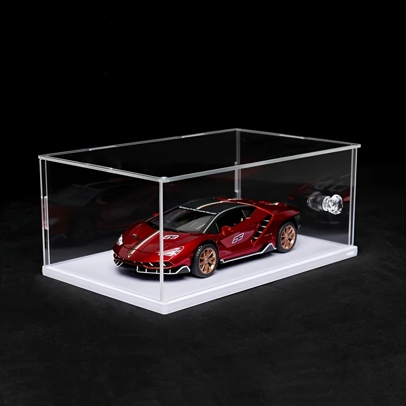 Transparent Display Box Can Open The Door,Building Block Toy Doll Storage,Car Racing Model,Dedicated Dust Cover Storage Cabinet