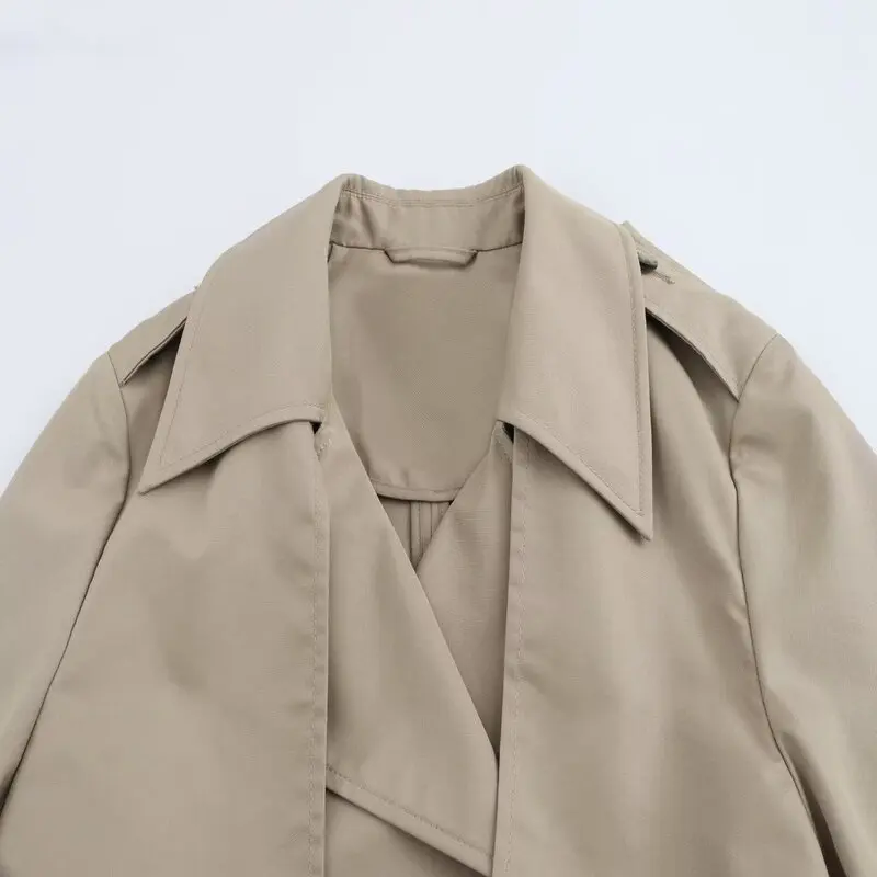 Faionable polyvalent mi-long automne manteau nouveauté vêtements pour femmes Simple Sli trajet Long Sve autre matériau 00%