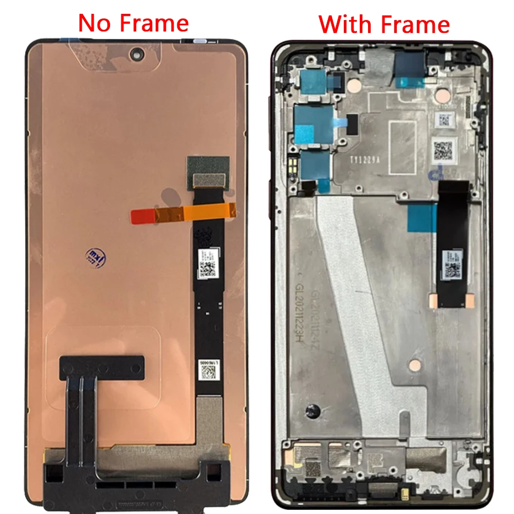 For Motorola Moto Edge 20 30 Pro LCD Display OLED Touch Screen With Frame 6.7\