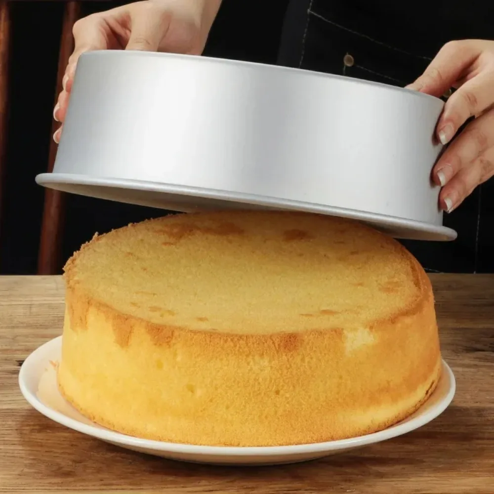 4/6/8/10 Inch Aluminum Round Cake Bakeware Removable Bottom Chiffon Cake Die for Aluminum Baking Cake Mold Pan Cake Tin