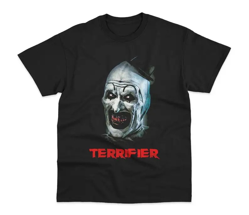 

Terrifier T-Shirt, Vintage Movie Shirt, Horror Graphic Tees, Scary Halloween Shirt, Retro Movie Shirt, Terrifier Shirt