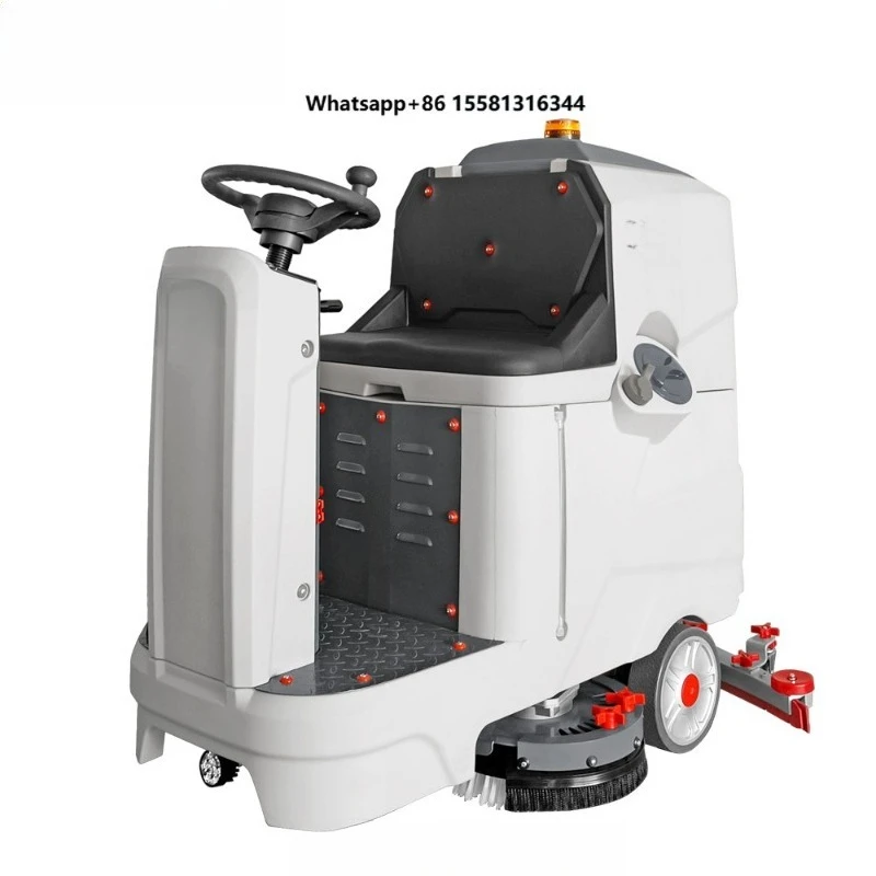 New JINGKUN Ride-On Electric Self-Propelled Floor Scrubber Descaling/Stripping Function Commercial/Workshop Restaurant Use
