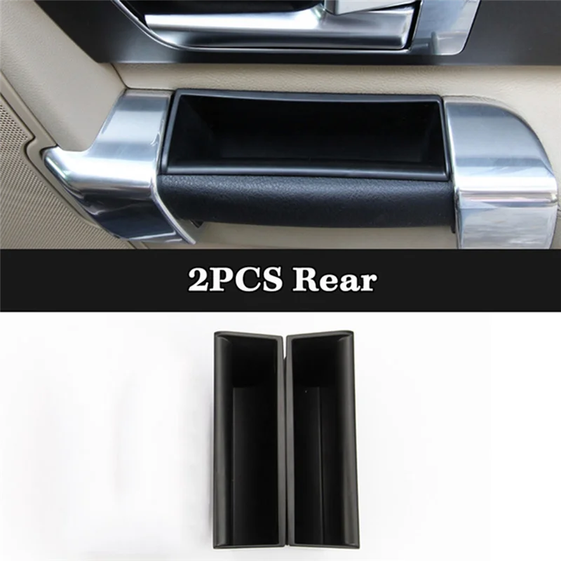 

A90Q-1Set Central Storage Box+Car Door Organizer Case For Land Rover Discovery 4 LR4 2013-2016 Parts Phone Tray Cup Holder Box L