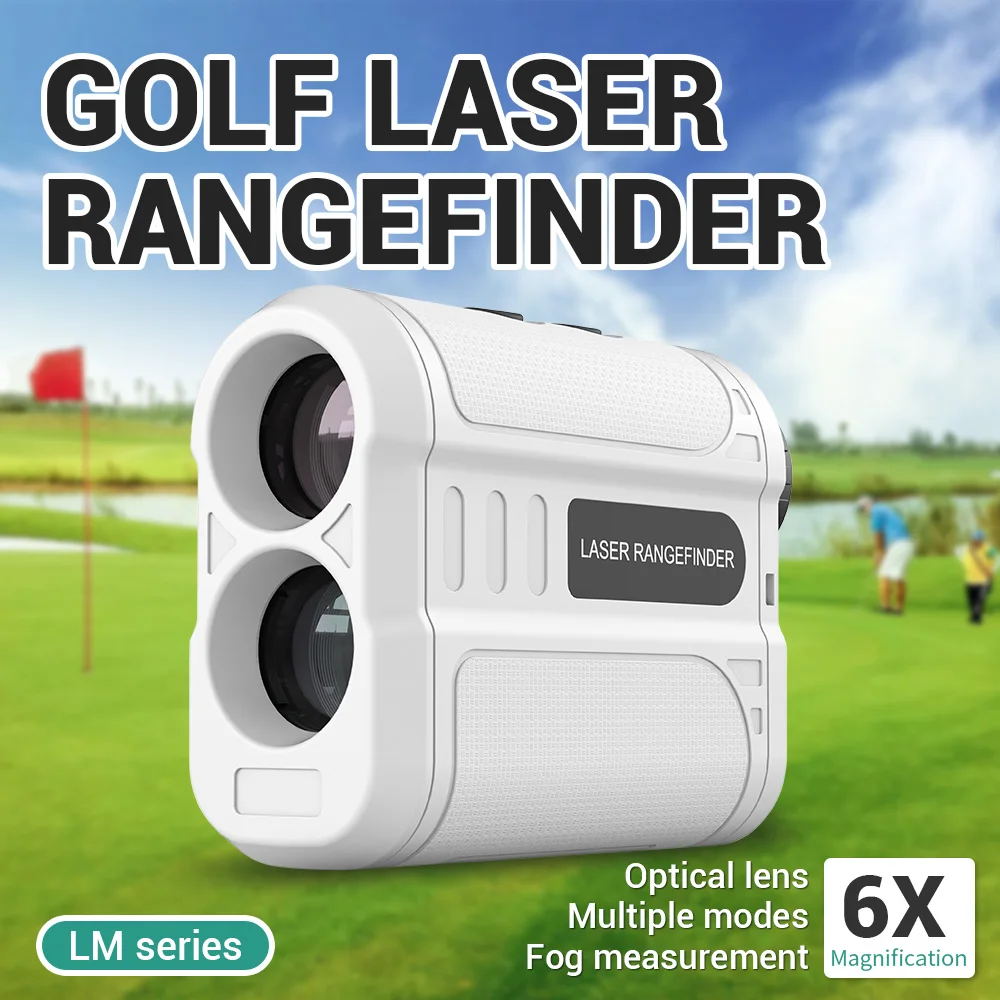 

BOAYAL Laser Golf Rangefinder 500/600/900Yards 6X Lens Slope Compensating Flagpole Lock Golf Laser Range Finder Measuring Tool