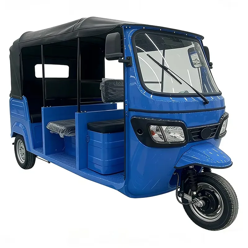 Large Passenger Space Independent Suspension 7-Seater Electric Tricycle Open 4000W/5000W Motor 72V