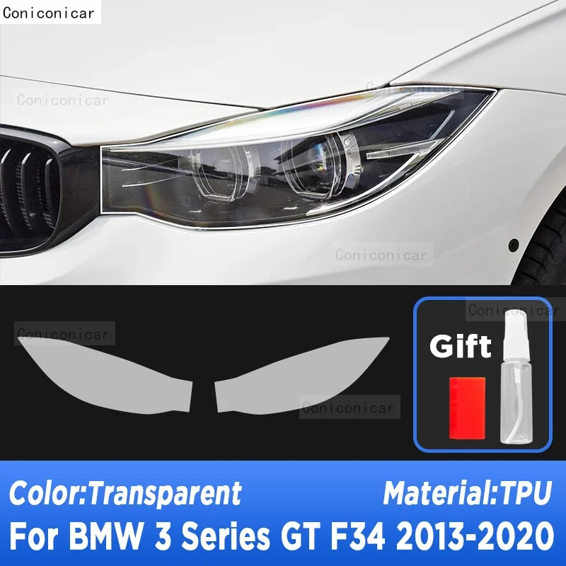 طبقة رقيقة واقية ملصقات بولي يوريثان لسيارات BMW 3 Series GT F34 2013-2020 سيارة العلوي شفافة سوداء إصلاح المضادة للخدش PPF تجميل